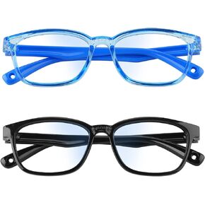 نظارات Konikit Kids Blue Light Blocking Glasses 2 Pack، مضادة لإجهاد العين، مرشح بلو راي، نظارات الكمبيوتر/الألعاب/التلفزيون للأولاد والبنات من سن 3 إلى 12 سنة in Kuwait