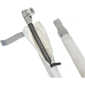 Qozary CPAP Hose Cover - 6.3ft Cpap Tube Cover Compatible with Resmed Climatelineair Airsense 10&11 Tubing， CPAP Tubing Cover with Full Length Zipper, CPAP Supplies Keeps Cats from Chewing On Hose