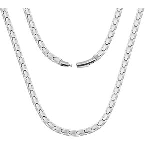 قلادة مغناطيسية من التيتانيوم للرجال والنساء من فيراكو سلسلة مغناطيسية من التيتانيوم للرجال والنساء (أسود) in Kuwait