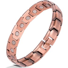 Smarter LifeStyle Elegant Copper Magnetic Anklet for Men - Adjustable Bracelet Length with Sizing Tool for Perfect Fit, Magnetic Ankle Bracelets for Men, Mens Copper Anklet in Kuwait