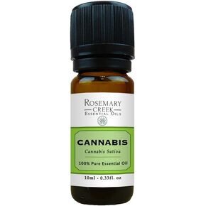 Cannabis Essential Oil (Cannabis Sativa) – 100% Pure and Natural – Great Relaxing Properties – by Rosemary Creek Essential Oils (10 ml (0.33 Fl. oz)) in Saudi Arabia