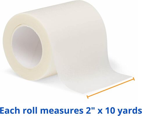 Medline PRM260001H Essentials Paper Medical Tape, 1" Width, 10 Yards Length, Pack of 12 in Saudi Arabia