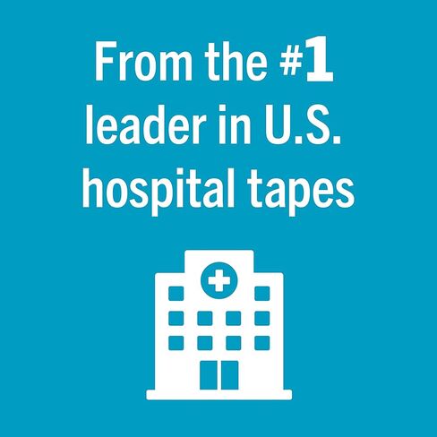 شريط Nexcare المطلق المقاوم للماء، شريط طبي رغوي مرن، يؤمن الضمادات ويحافظ على الجروح جافة - 1.5 بوصة × 5 ياردة، 1 لفة من الشريط in Kuwait