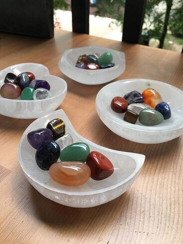 مجموعة احجار شاكرا العلاجية والكريستال من ستيما | هدايا برج القوس | هدايا علم التنجيم للنساء، اكسسوارات التأمل الكريستالية وهدايا لمحبي الكريستالات والأحجار | in Kuwait