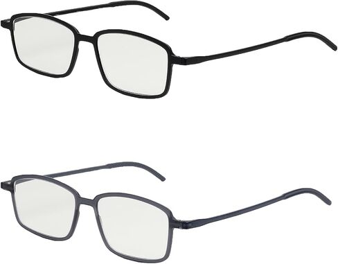 2 Pack Reading Glasses for Men and Women,Portable Blue Light Blocking,Phone Stand Case in Saudi Arabia