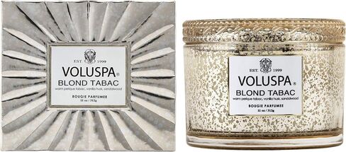 شمعة زجاج Corta Maison من Voluspa Blonde Tabac in Saudi Arabia