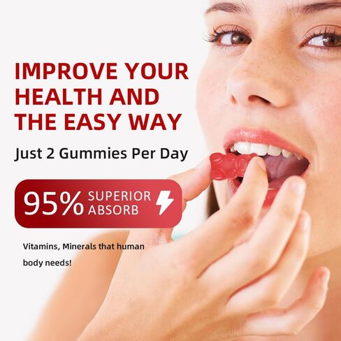 Calcium Magnesium Zinc Gummies, Sugar Free Calcium Supplement for Women Men, High Absorption Calcium with Vitamin D3 Gummies for Bone & Muscle & Nerve Health, Vegan Raspberry Flavor - 60 Count in Kuwait