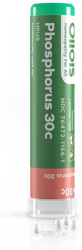 OLLOIS Phosphorus 30c عضوي، خالي من اللاكتوز، طب المثلية موافق للشريعة اليهودية، 80 حبة (عبوة من 3) in Saudi Arabia