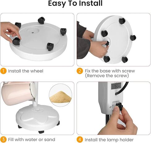 275 واط مصباح الحرارة بالأشعة تحت الحمراء القريبة، العلاج بالضوء الأحمر بالأشعة تحت الحمراء لتخفيف الألم وآلام العضلات، العلاج بالضوء بالأشعة تحت الحمراء مع حامل in Kuwait