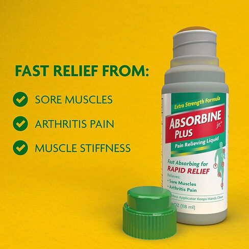 Absorbine Jr Plus Pain Relieving Liquid - 4 oz, Pack of 2 in Kuwait