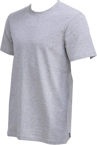 هوغا تي شيرت حماية EMF للرجال، مضاد للإشعاع، درع RF EMF حجب قماش فضي. صغير. in Kuwait