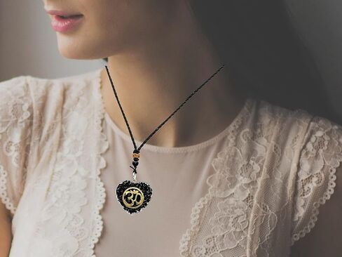 قلادة شونجيت اورغونيت للحماية - قلادة أورغون قوية للرجال والنساء in Kuwait