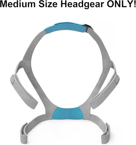 حزام رأس بديل من LALASTAR لقناع Airfit F30 CPAP، غطاء رأس CPAP متوافق مع Resmed F30، عصابة رأس قناع تهوية منزلية قابلة للتعديل، مقاس متوسط in Kuwait