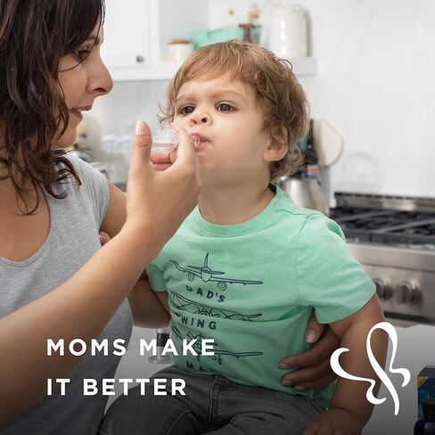 شراب السعال والمخاط العضوي من Mommy's Bliss للأطفال، حزمة كومبو ليلا ونهارا مع فيتامين C ودعم المناعة، تحتوي على العسل العضوي وأوراق اللبلاب، 118 مل (عبوة من قطعتين) in Kuwait