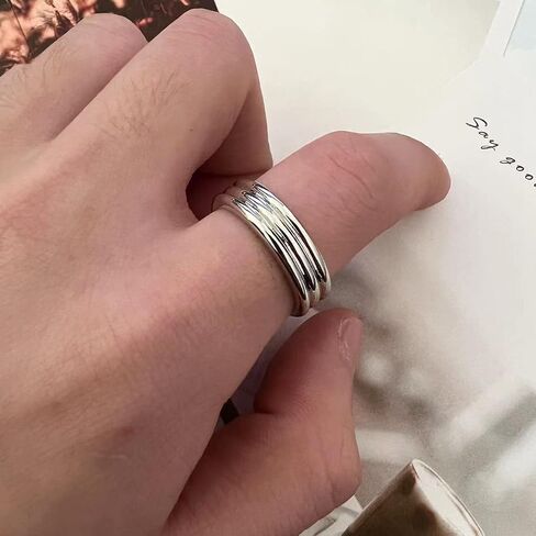 CSIYANJRY99 Lymphatic Drainage Therapeutic Therapy Rings for Women Men,2Pcs Lymph Detox Ring,Slim Ring for Stress Pain Relief,Open Adjustable Finger Ring in Saudi Arabia