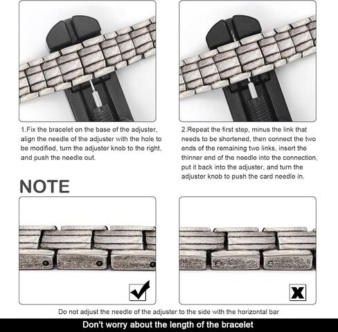JEROOT Magnetic Bracelets for Men, Pure Titanium Double Row Strong Magnets(3500Gauss Per Magnet) Bracelet, Men's Bracelet with Adjustment Tool & Jewelry Gift Box in Kuwait