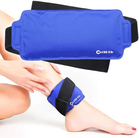 Wrist Ice Pack Soft Gel Ice Pack Wrap Reusable Hot Cold Therapy for Rheumatoid Arthritis, Carpal Tunnel Pain, Tendonitis, Thumb Wrist Cold Pack Pain Relief for Hand Injuries, Sprain & Swelling in Kuwait
