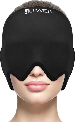 غطاء راس ثلج للصداع النصفي، قبعة تخفيف الصداع النصفي مع علاج بارد وساخن، غطاء راس ثلج مرن للعيون المنتفخة، غطاء لتخفيف الصداع البارد للتوتر والجيوب الانفية والتوتر in Kuwait