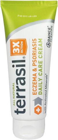 كريم إكزيما - تركيبة ثلاثية المفعول حاصلة على براءة اختراع طبيعية بالكامل لصدفية الإكزيما الشديدة والطفح الجلدي والطفح الجلدي الوردي لعلاج التهاب الجلد المتهيج والمتشقق والحكة من تيراسيل in Kuwait