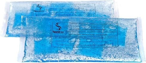 Spand-Ice Reusable Gel Hot Cold Packs - Patented, Long-Lasting Ice & Heat Therapy - for Pain, Injuries & Coolers (1 Pack) in Kuwait