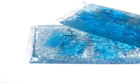 Spand-Ice Reusable Gel Hot Cold Packs - Patented, Long-Lasting Ice & Heat Therapy - for Pain, Injuries & Coolers (1 Pack) in Kuwait