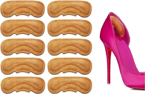 Heel Pads Grips Liner Snugs for Shoe Too Big, Men Women Cushions Inserts for Loose Shoes and Comfort Butterfly Style 5 Pairs(Earthy Yellow,0.2inch) in Saudi Arabia