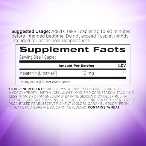 مكمل REMfresh Max Strength 10mg الميلاتونين للمساعدة على النوم الخالي من المخدرات، 24 كبسولة (قد تختلف التعبئة) in Kuwait