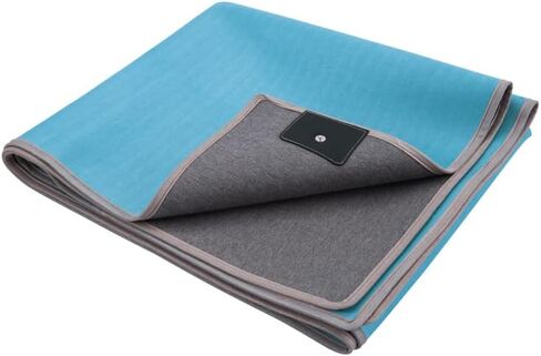 حصيرة التأريض لتحسين النوم وتخفيف الآلام والطاقة والالتهابات. سجادة مؤرضة لكامل الجسم مقاس 71 بوصة × 29.5 بوصة مع ألياف فضية موصلة، وسلك بطول 15 قدمًا، تتصل بالأرض أثناء وجودك في الداخل. تنفس. in Kuwait