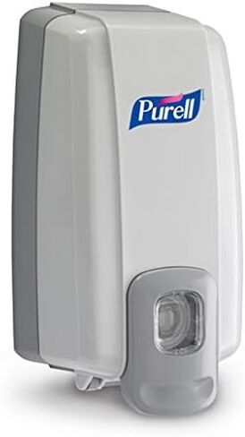 Purell NXT Space Saver Hand Hygiene Dispenser Dove Gray Plastic Push Bar 1000 mL Wall Mount 1 ea (Pack of 2) in Saudi Arabia