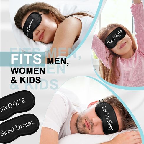 Ramede 60 Pieces Bulk Funny Sleep Mask Sleeping Mask with Adjustable Strap Blackout Silk Sleep Mask Soft Blindfold Eye Covers for Sleeping Full Night Mask for Women Men Kids Travel Nap Meditation in Saudi Arabia