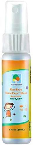 معقم اليدين للأطفال الخالي من الكحول من توكسك فري - رذاذ معقم لليدين للأطفال من توكسيك فري، حجم مطهر لليدين مناسب للسفر (عبوة من 3 قطع) in Kuwait