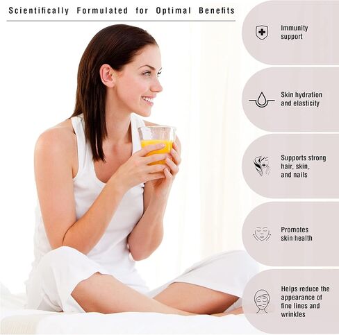 NURYSH Replenish Marine Collagen Peptides مسحوق المكملات الغذائية المضادة للشيخوخة مع حمض الهيالورونيك وفيتامينات C وB3 - يدعم صحة البشرة والشعر - 28 عصا سفر - نكهة التوت - صنع في الولايات المتحدة الأمريكية in Kuwait