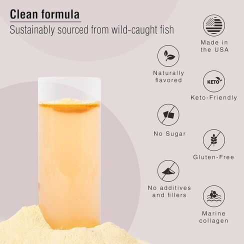 NURYSH Replenish Marine Collagen Peptides مسحوق المكملات الغذائية المضادة للشيخوخة مع حمض الهيالورونيك وفيتامينات C وB3 - يدعم صحة البشرة والشعر - 28 عصا سفر - نكهة التوت - صنع في الولايات المتحدة الأمريكية in Kuwait