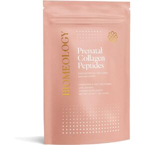 ببتيدات الكولاجين قبل الولادة من بيولوجي - بروتين الكولاجين الذي يتغذى على العشب، مع جليكاين واحماض امينية للحمل وبعد الولادة - يساعد على الهضم وصحة المناعة وقاع الحوض والتعافي بعد الولادة (16 اونصة) in Kuwait