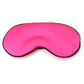 Silk Sleep Mask for A Full Night's Sleep,Comfortable and Super Soft Eye Mask with Adjustable Strap, for Travel, Nap, Meditation, Blindfold for Women, Men (Hot Pink) in Saudi Arabia