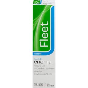 Fleet Enema، ملين ملحي جاهز للاستخدام، 4.5 أونصة سائلة (عبوة من قطعتين) in Kuwait