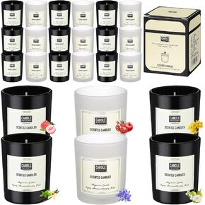 MTLEE 36 Pcs Scented Candles Bulk Candles for Home Scented Candles Gift Set for Women Long Lasting Aromatherapy Jar Candle for Birthday Teacher Thanksgiving Anniversary (Simple Style) in Saudi Arabia