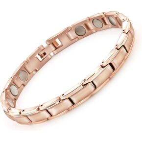 38 Elegant Stainless Steel Magnetic Bracelet for Women Magnetic Therapy Bracelet Pain Relief for Arthritis with Free Link Removal Tool