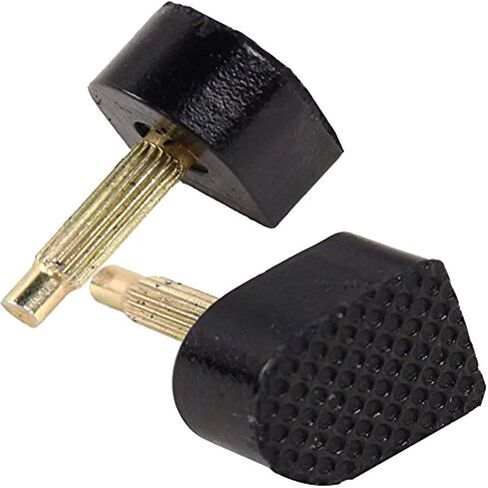 60PCS High Heel Replacement Tips High Heel Shoe Repair Tips Stiletto Repair Heel Caps Kit Pin Taps Dowel Lifts Replacement Black 5 Sizes by Meiso in Kuwait