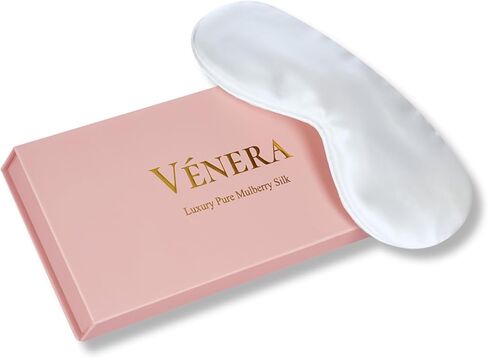 Silk Eye Mask - 100% Pure Mulberry 22 Momme 3D Silk Sleep Mask (3D Black) in Kuwait