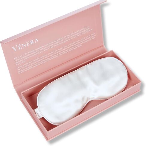 Silk Eye Mask - 100% Pure Mulberry 22 Momme 3D Silk Sleep Mask (3D Black) in Kuwait