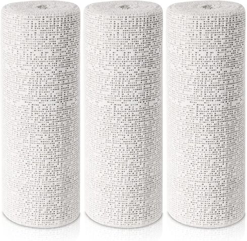 45ft - 211ft Plaster Cloth Rolls White Gauze Strips Wrap Bandages for Craft Belly Cast Mask Making Body Molds Scenery Art(8inch x 45 Feet, White) in Kuwait