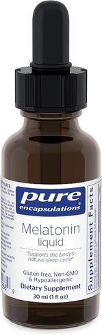 مغلفات نقية سائل الميلاتونين | مكمل مضاد للحساسية يدعم دورة النوم الطبيعية للجسم | 1 فلوريدا. أوقية. in Kuwait