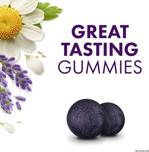 ZzzQuil Pure Zzzs Melatonin Sleep Supplement Gummies، يساعدك على النوم بشكل طبيعي، نكهة الفانيليا البرية، بابونج لافندر وجذور فاليريان، 1 ملغ لكل علكة، 60 قطعة (عبوة من 2) in Kuwait