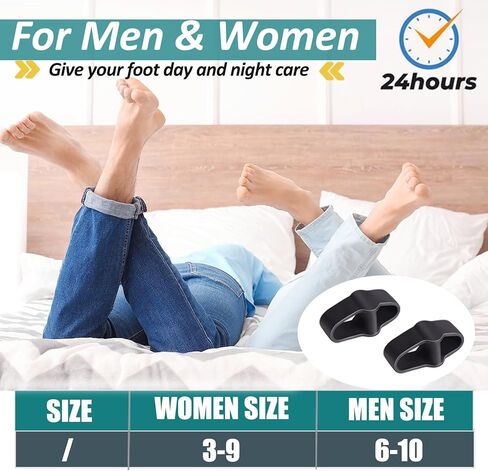 JWHOO Bunion Corrector for Women, Toe Spacers(14 Pack), Gel Toe Separator, Hammer Toe Straightener with 2 Loops, Bunion Relief, Big Toe Alignmen, Prevent Overlapping Toes, Corns and Blisters in Kuwait