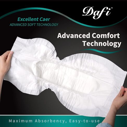 DAFI Disposable Bladder Control Pads XL/40 Count Incontinence Pads for Women & Men, Adult Underwear Guards Unisex, Maximum Absorbency Leakage Protection in Kuwait