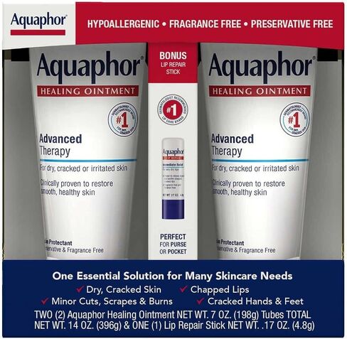 Aquaphor Advanced Therapy Healing Ointment, 7 Ounce (Pack of 2) in Kuwait