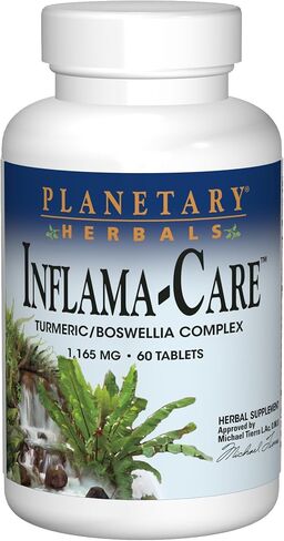 Planetary Herbals Inflama-Care 1165mg Turmeric/Boswellia Complex - 60 Tablets in Saudi Arabia