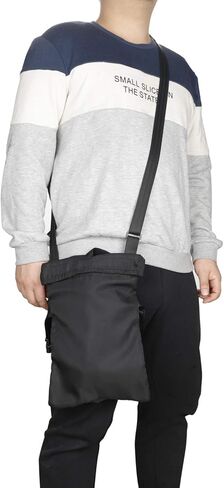 فوشيدا اغطية اكياس القسطرة حامل كيس تصريف البول مع انبوب قابل للفصل، حزام قابل للتعديل سعة 2 لتر للاستخدام المنزلي والسفر، كرسي سهل، بجانب السرير، لمرضى سلس البول in Kuwait