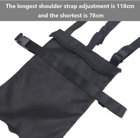 فوشيدا اغطية اكياس القسطرة حامل كيس تصريف البول مع انبوب قابل للفصل، حزام قابل للتعديل سعة 2 لتر للاستخدام المنزلي والسفر، كرسي سهل، بجانب السرير، لمرضى سلس البول in Kuwait